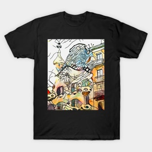 Kandinsky meets Barcelona, motif 4 T-Shirt